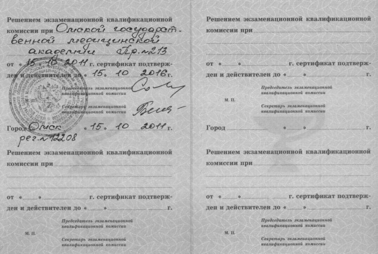 Грязнова Виктория Александровна — сертификат 28